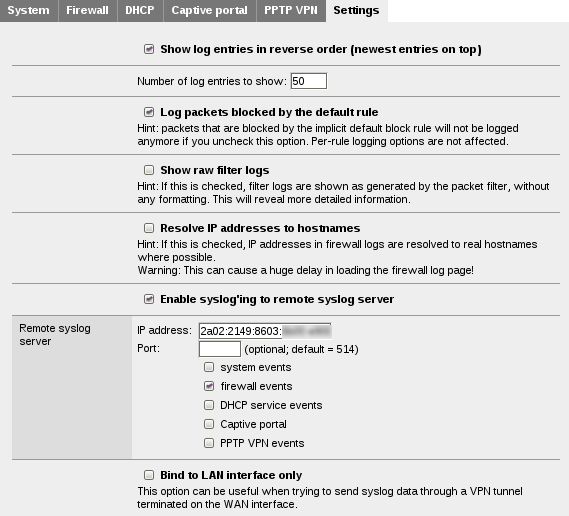 syslog