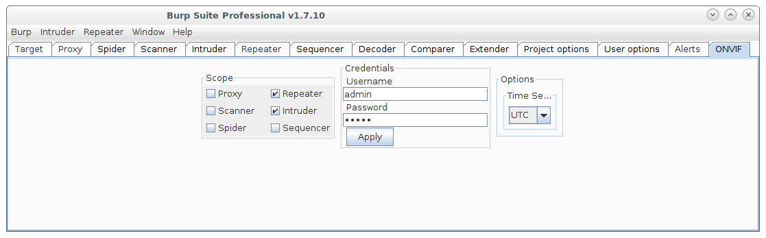 burp onvif extension