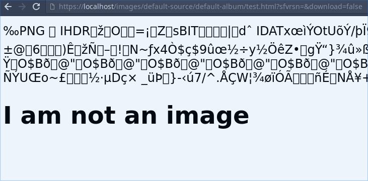 Screenshot of a successful upload of an HTML file