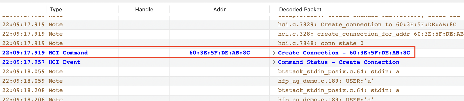 Communication Race: Attacker establishes connection