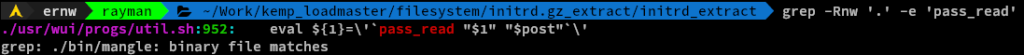 grep for pass_read